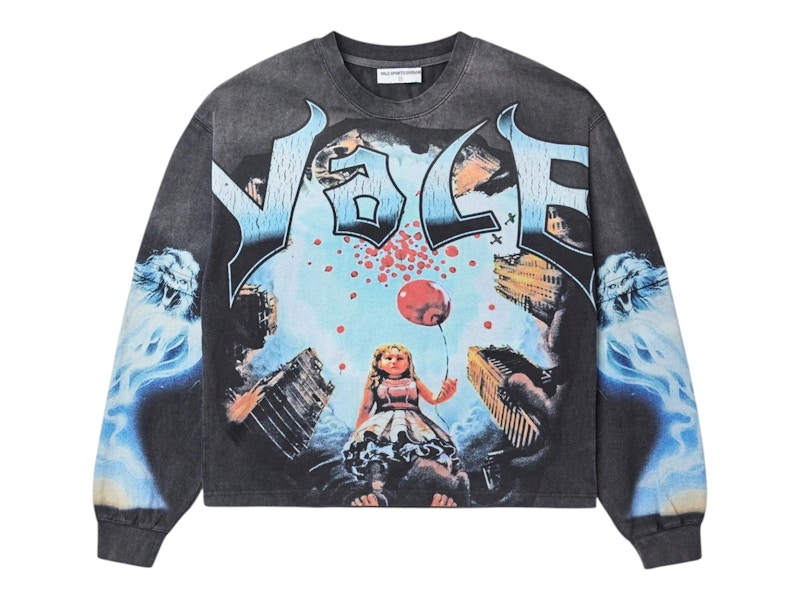 Vale Forever Red Balloon Long-Sleeve Tee Black Men's - US