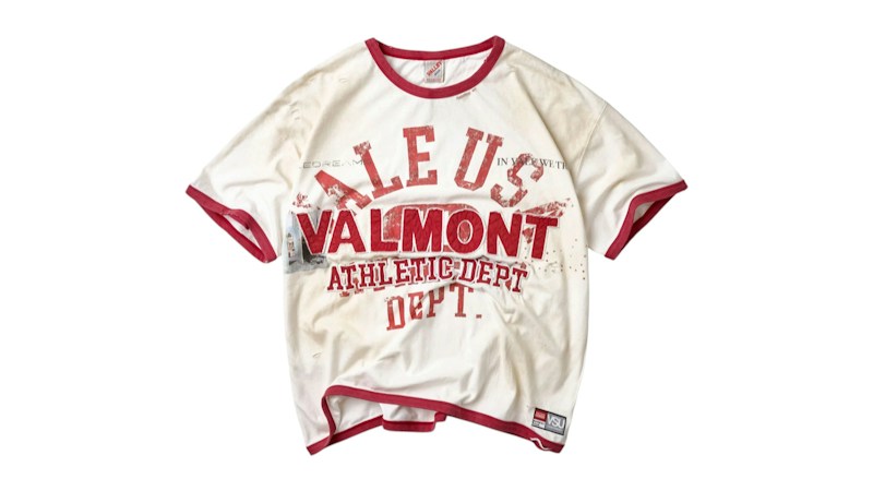 Vale Forever Valmont Ringer Tee Weiß/Rot