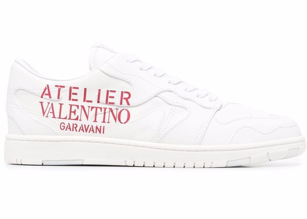 Pre-owned Valentino Garavani Valentino Atelier 07 White Red In White/red