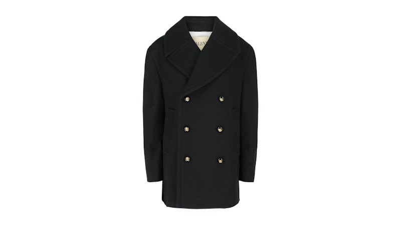Collezione Valentino Caban Peacoat Doppiopetto Notte