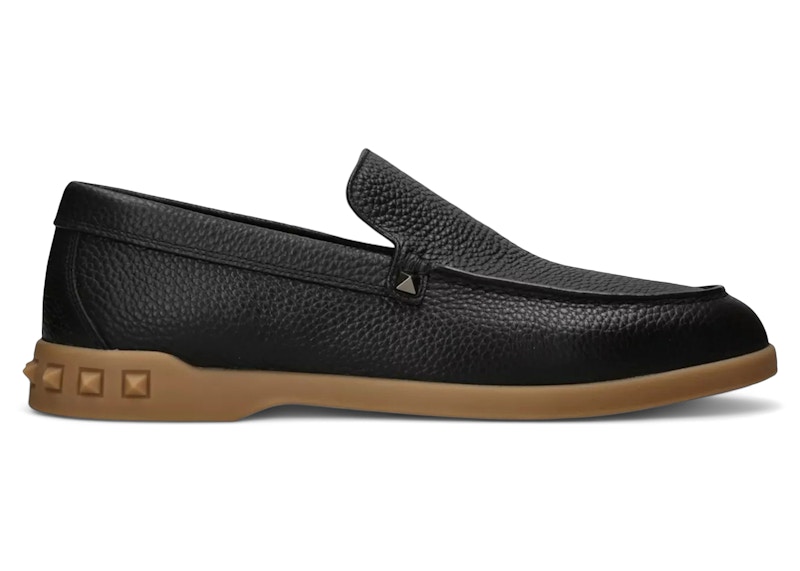 Valentino Garavani Leisure Flows Stud-Detail Leather Loafers