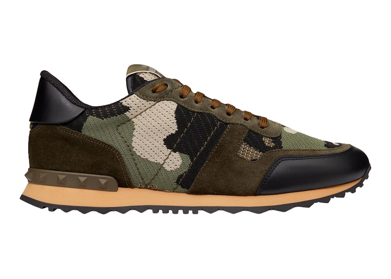 Valentino rockrunner green outlet camo