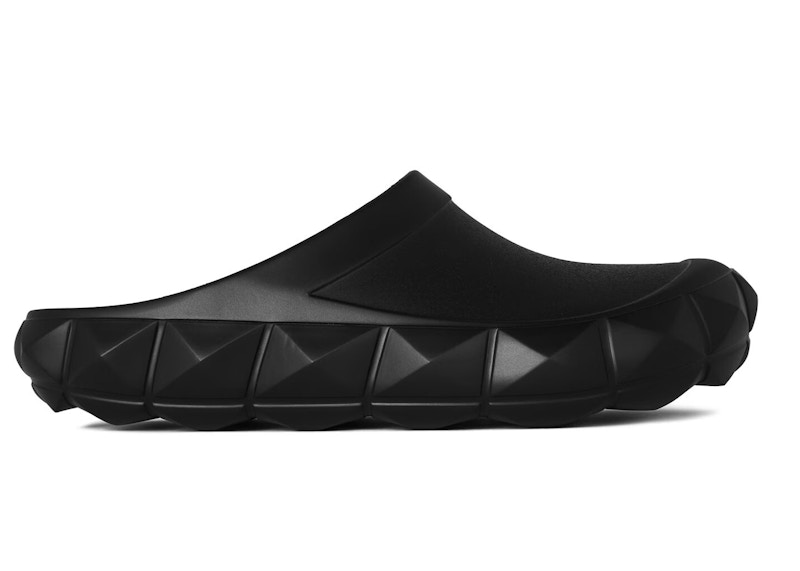 Valentino Garavani Roman Stud Turtle Slides Black Men's