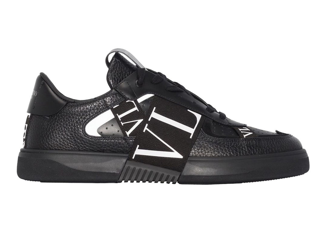 Pre-owned Valentino Garavani Vl7n Sneaker Low Top Black White Black In Black/white/black