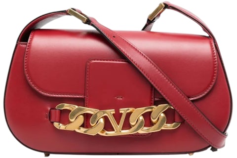 Shoulder Bag Valentino Tasche Rot Nieten Valentino Garavani