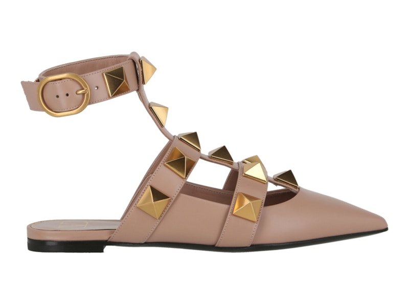 VALENTINO の靴♪ ★ BALLERINA ROMAN STUD★ 多色 Valentino Garavani Rockstud Multi-color Crystal Embellished