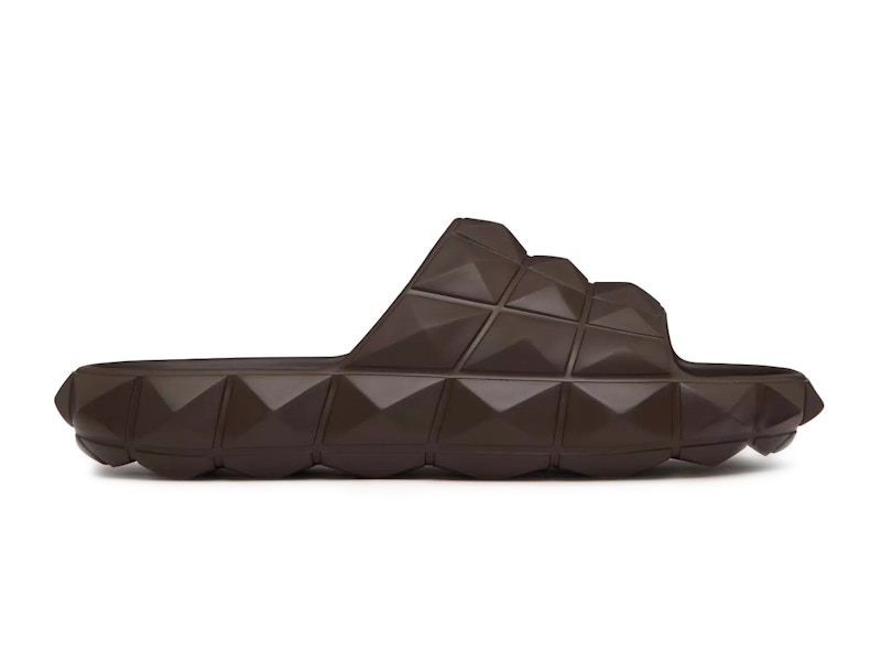 Valentino Roman Stud Turtle Slide Sandal Fondant Men's 