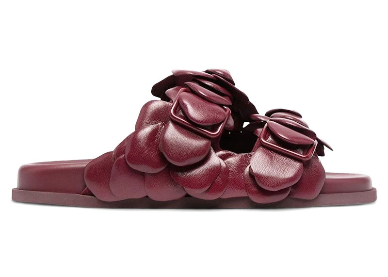 Pre-owned Valentino Garavani Rose Edition Mule Sandals (women's) Sneakers In Red