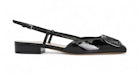 Valentino V Logo Signature Ballerina Slingback Black (Women's)