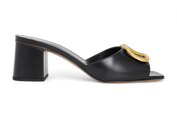 Valentino V Logo Signature Sandal Black (Women's)