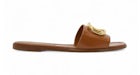 Valentino V Logo Signature Slippers Brown (Women's)