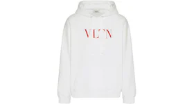 Valentino VLTN Print Hoodie White/Red