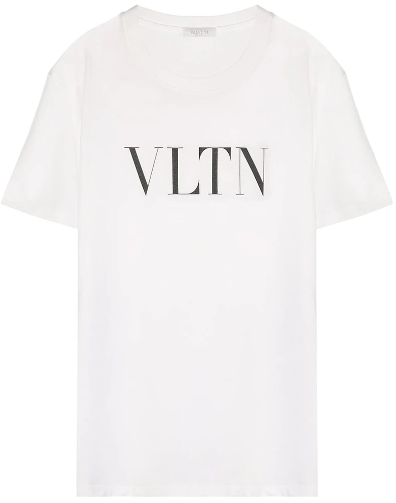 Valentino VLTN Print T-shirt White/Black Men's - SS21 - US