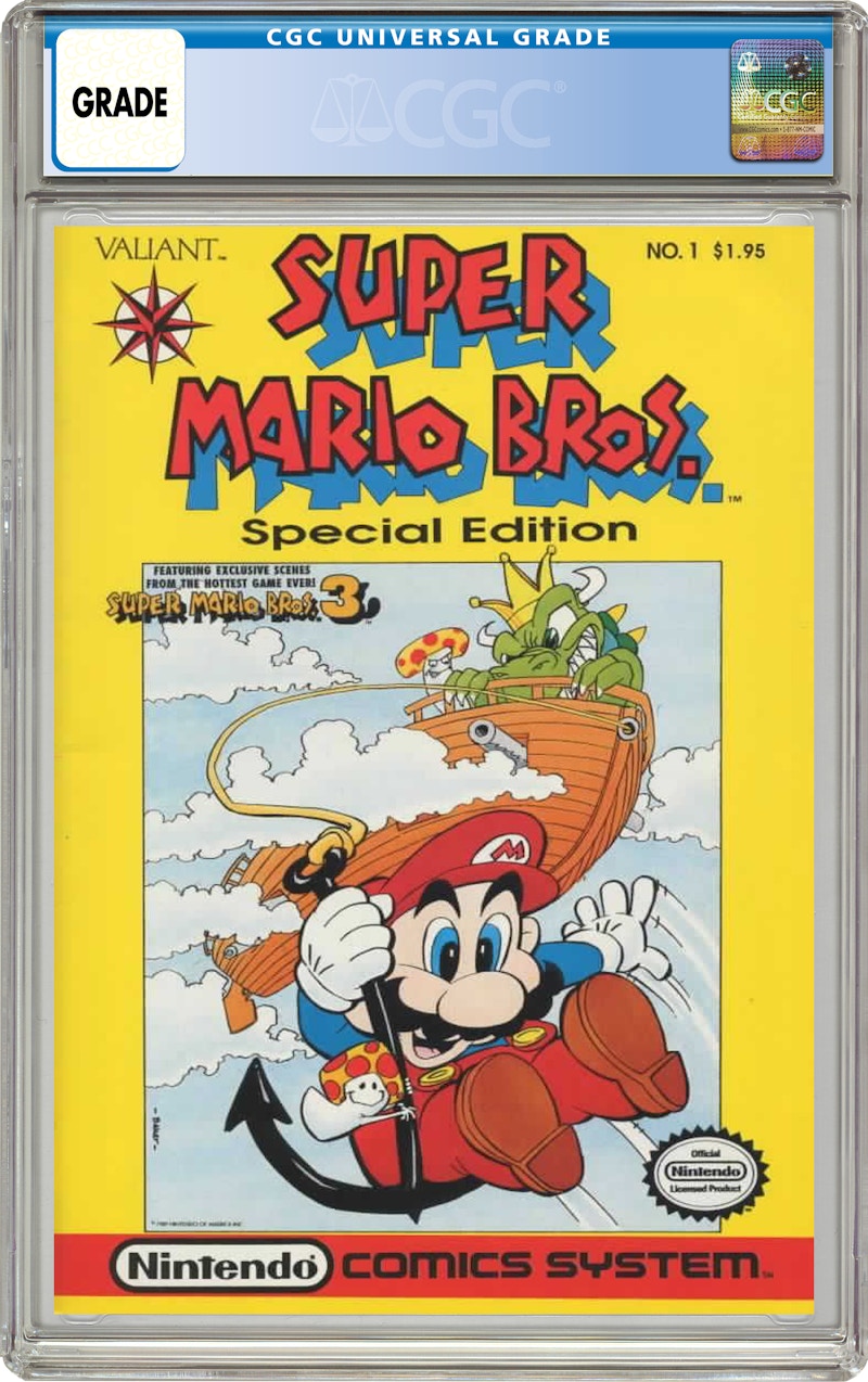 Valiant Super Mario Bros Special Edition (1990) #1 Comic Book CGC