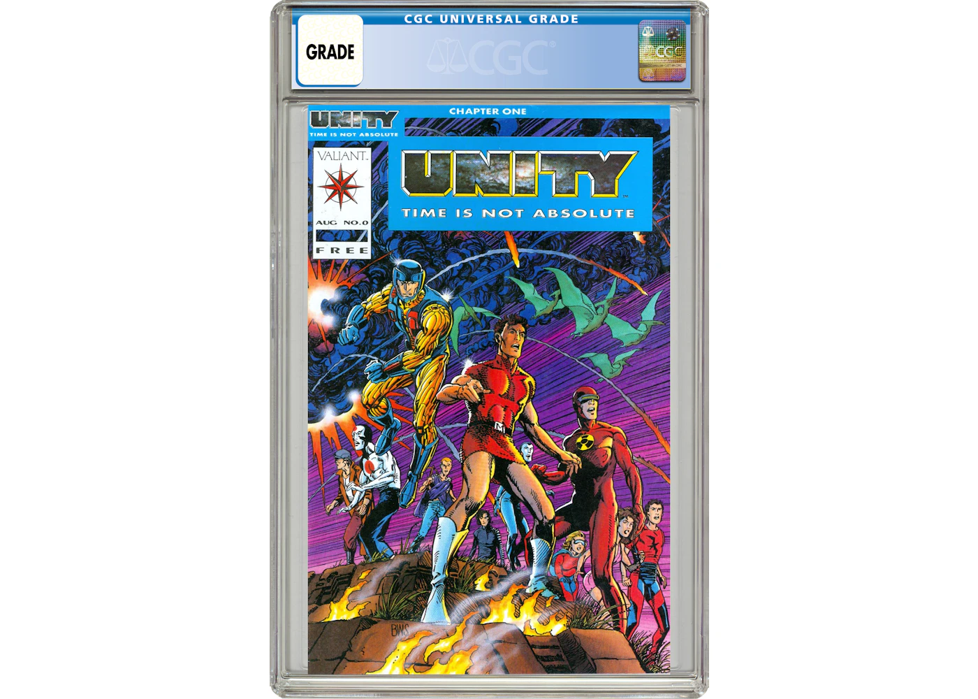 Valiant Unity (1992) #0BLUE Comic Book CGC Graded - US