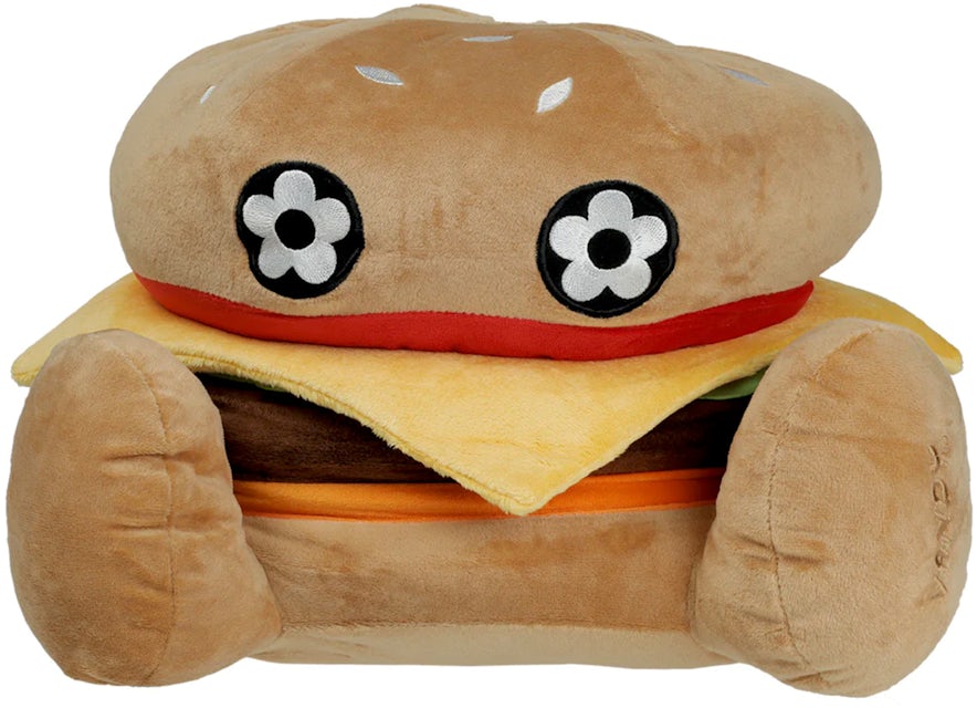 VANDYTHEPINK Giant Burger Plush Toy 'Multi' – HotelomegaShops