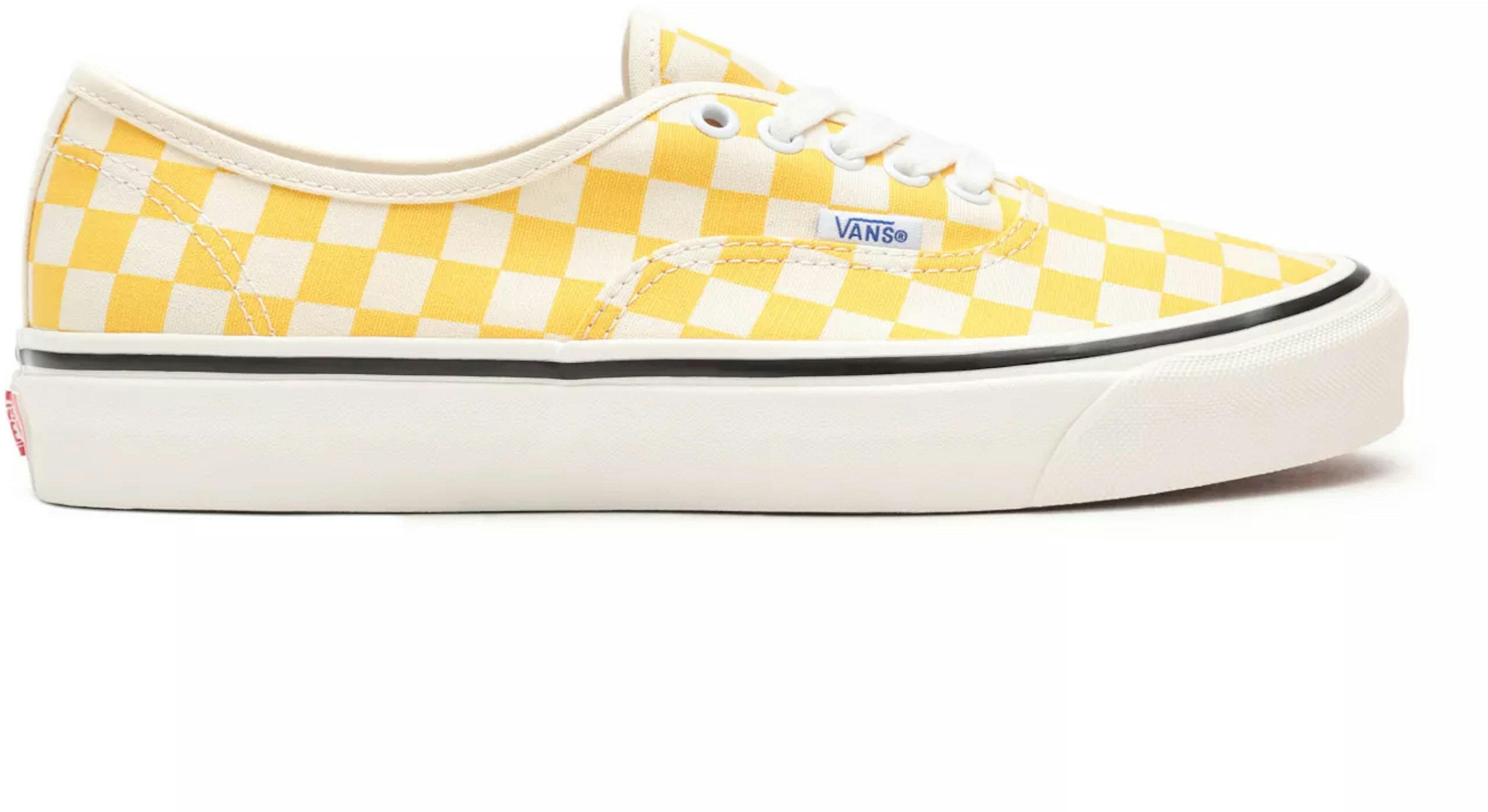Vans Authentic 44 DX Anaheim Factory Yellow Checkerboard - VN0A54F241P