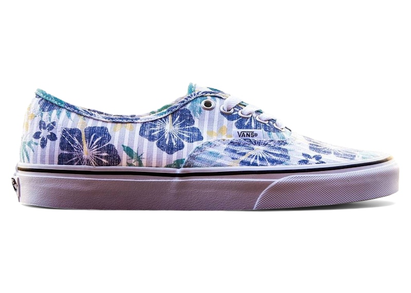 Vans Authentic Aloha Stripes Blue White メンズ - VN04MKI9J - JP