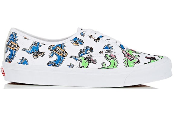 Vans Authentic Barneys Vanosaur White