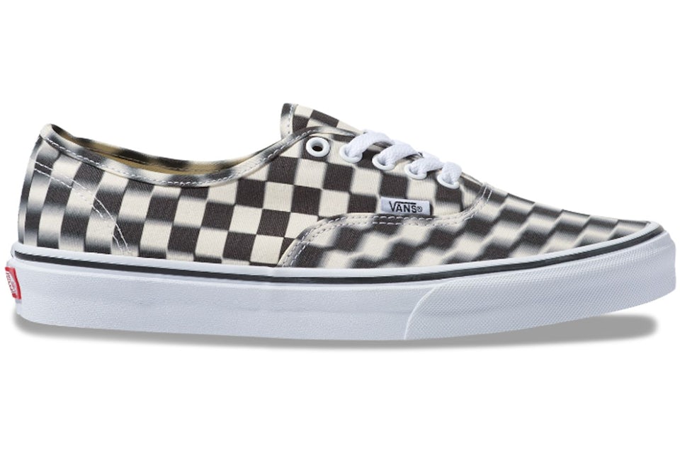 Vans Authentic Blur Check Black Men s Sneakers GB