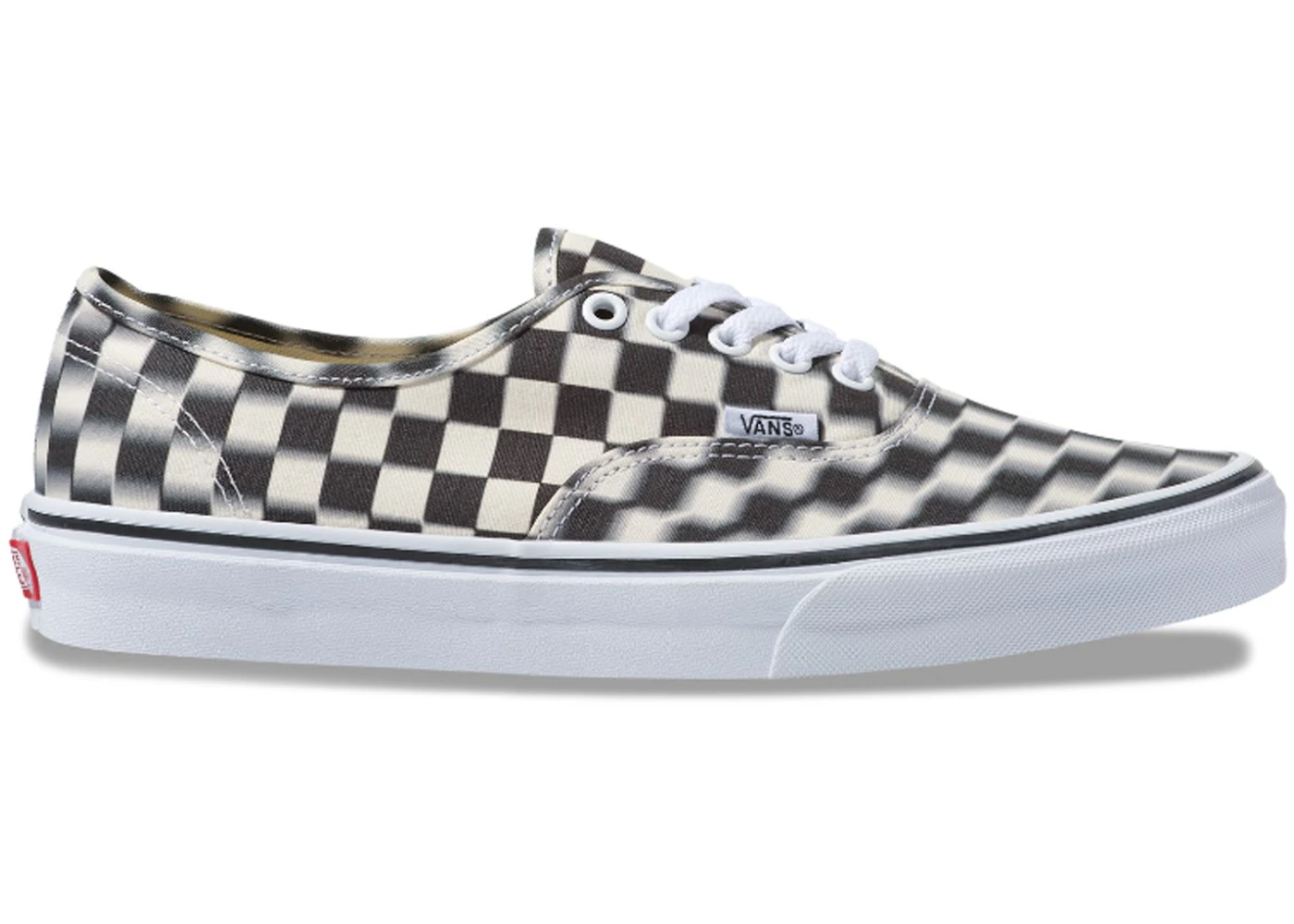 Vans checkered best sale blurred