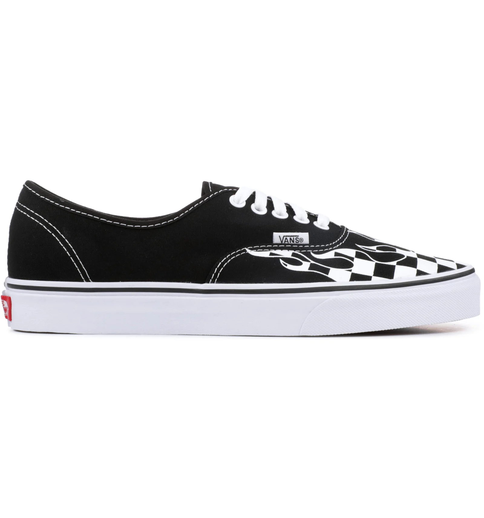 Vans red checkered flames outlet