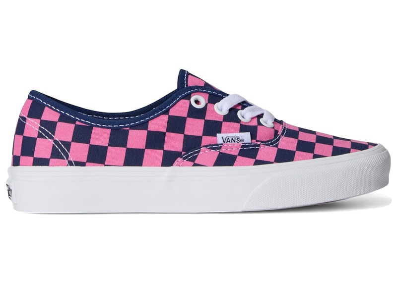 Vans Authentic Checkerboard Deep Indigo Blue Fizz Pink Men's ...