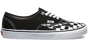Vans Authentic Checkerboard Flame Black