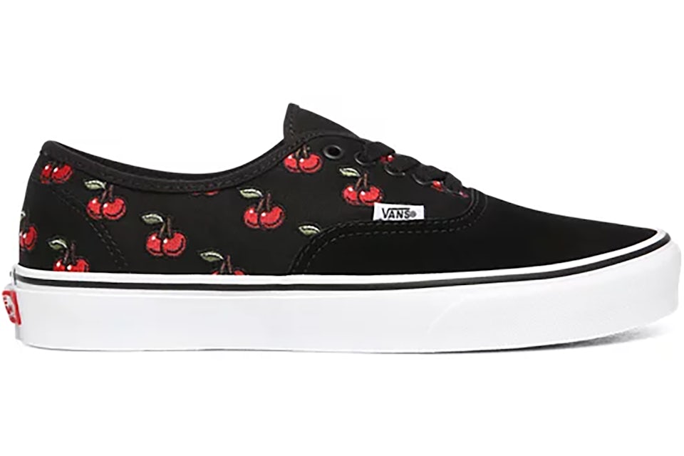Vans slip on cherry shoes Clearance