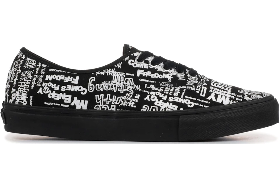 Vans Authentic Comme des Garcons Black Message