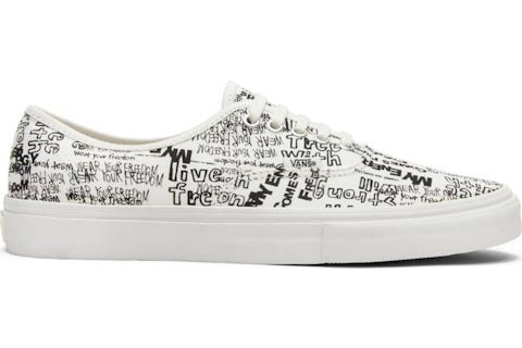 Vans Authentic Comme des Garcons White (Japan) Men's VN0A33TAKXY