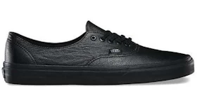 Vans decon hot sale leather black
