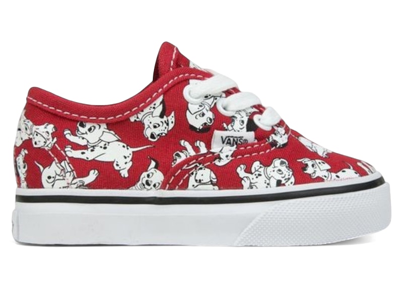 Pre-owned Vans Authentic Disney 101 Dalmatians Sneakers In Red