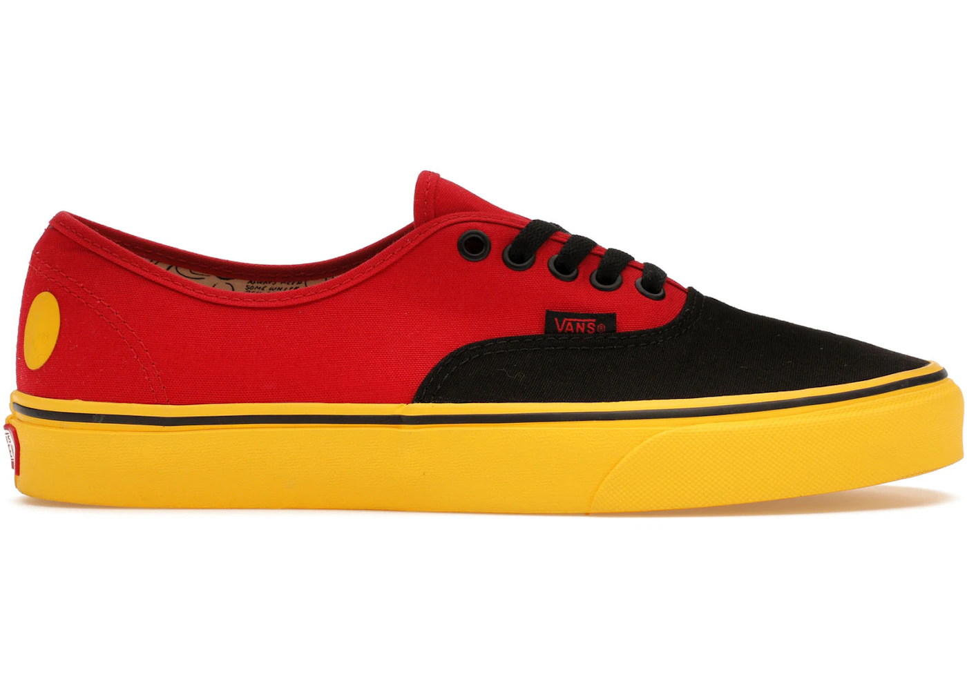 Tenis Vans Color Amarillo Vans 2018 Amarillo Vans Authentic Disney