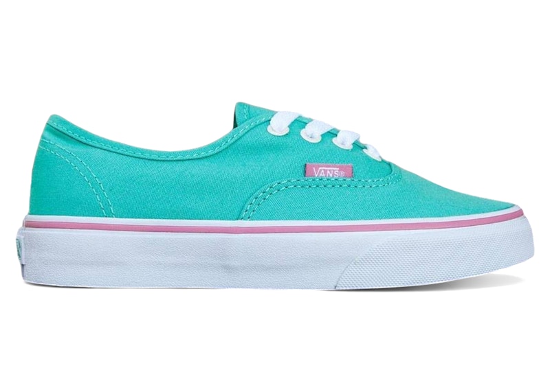 Pre-owned Vans Authentic Iridescent Eyelets (women's) Sneakers In Teal/florida Keys