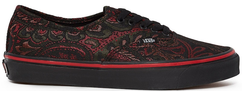 vans paisley red