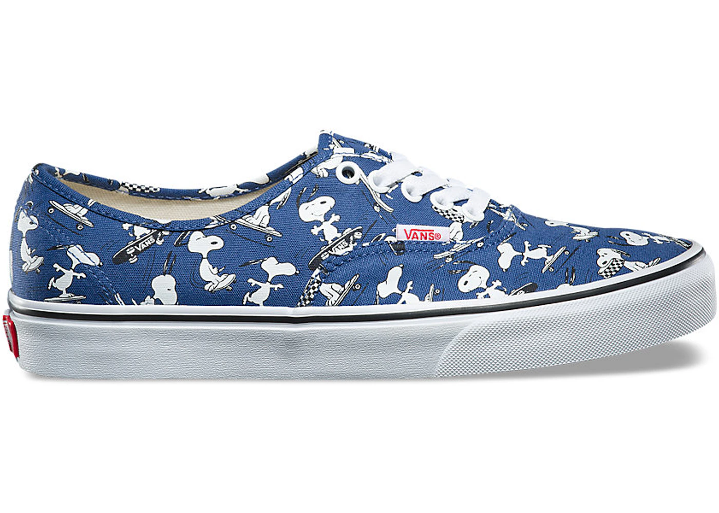 stamp Laptop Proposal Vans Authentic Peanuts Snoopy Skating Men's - VN0A38EMOQW - US