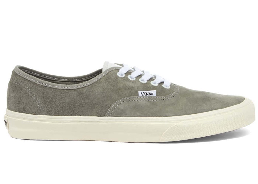 Pre-owned Vans Authentic Pig Suede Drizzle In Drizzle/white