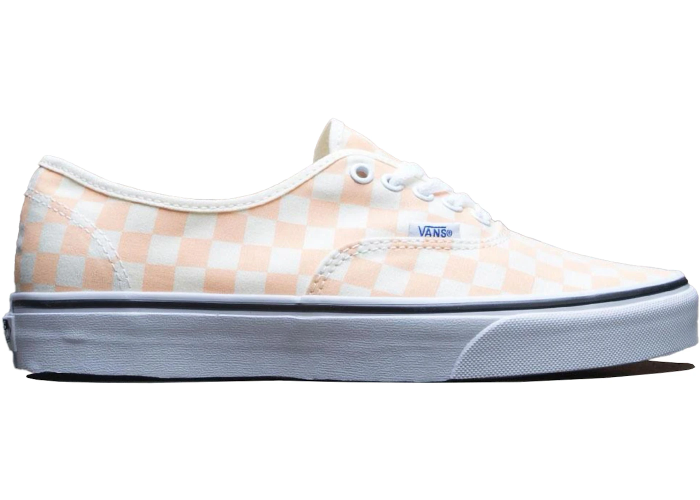 Vans Authentic Pink Peach Apricot Checkerboard Men's VN08EMQ8K US