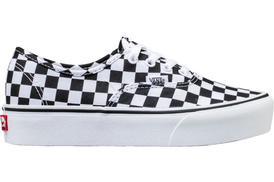 Vans Authentic Platform Checkerboard Women s VN0A3AV8QXH JP