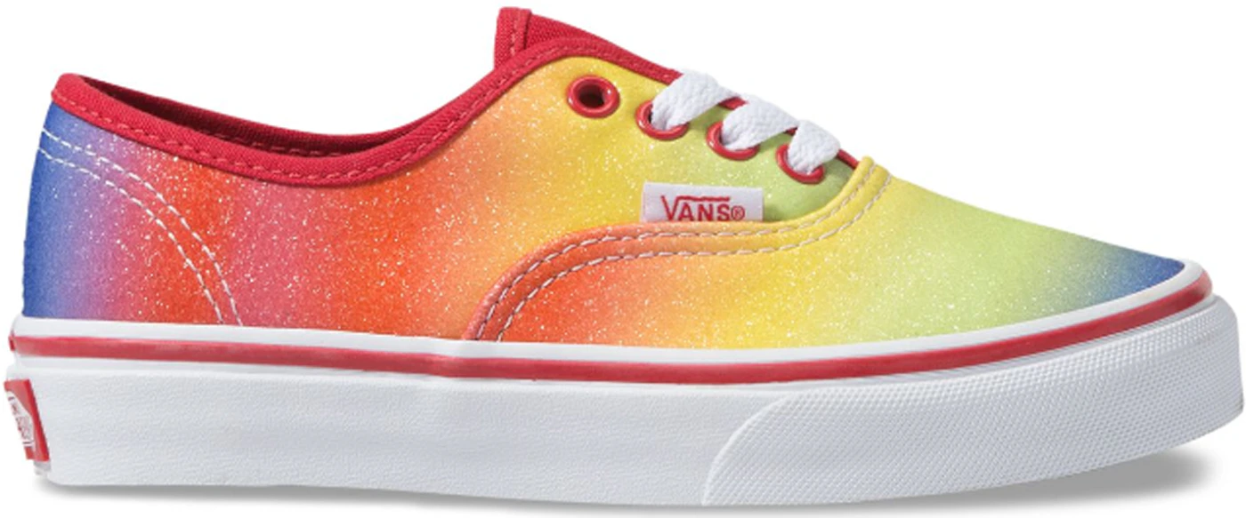 Vans Authentic Rainbow Glitter Pride (2019) (PS) Kids' - Sneakers - US