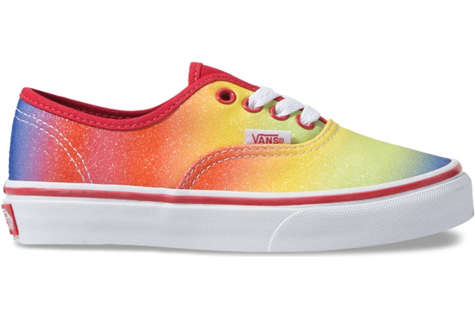 Vans authentic top rainbow glitter