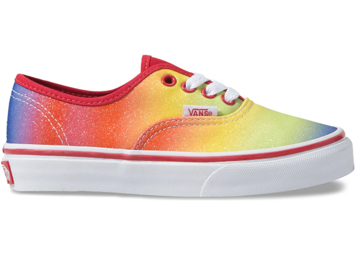 Vans rainbow glitter authentic best sale