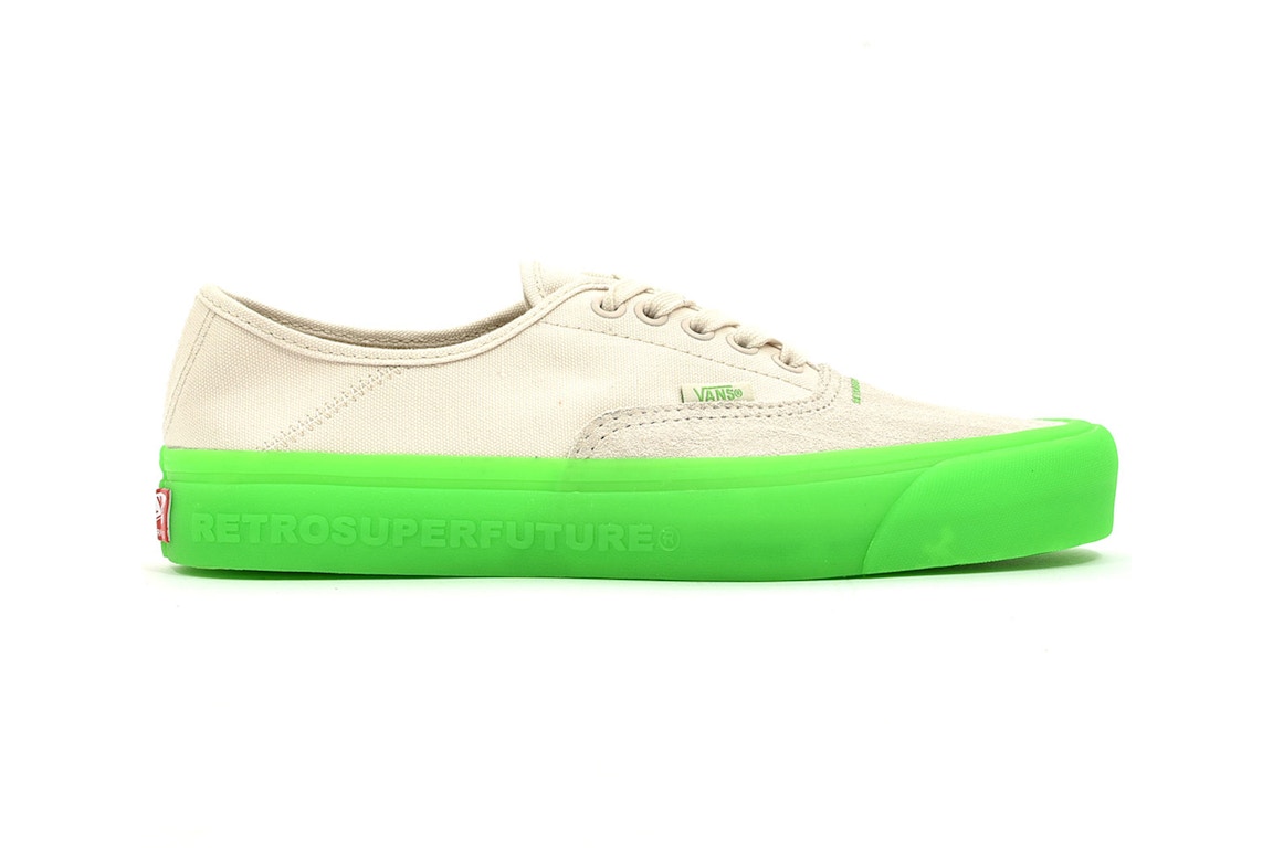 Click to view more detailed imagery on our partner's website Pre-owned Vans Authentic Retrosuperfuture White In White/green