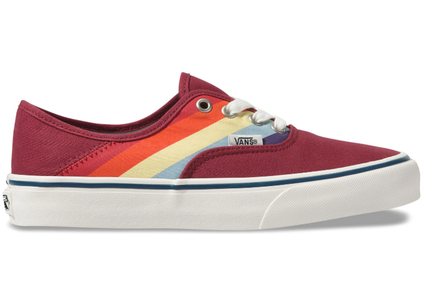 Vans slip on top sf retro rainbow