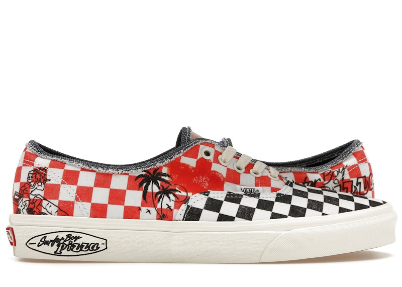 Pre-owned Vans Men's Authentic Stranger Things Sneakers In Checker Board