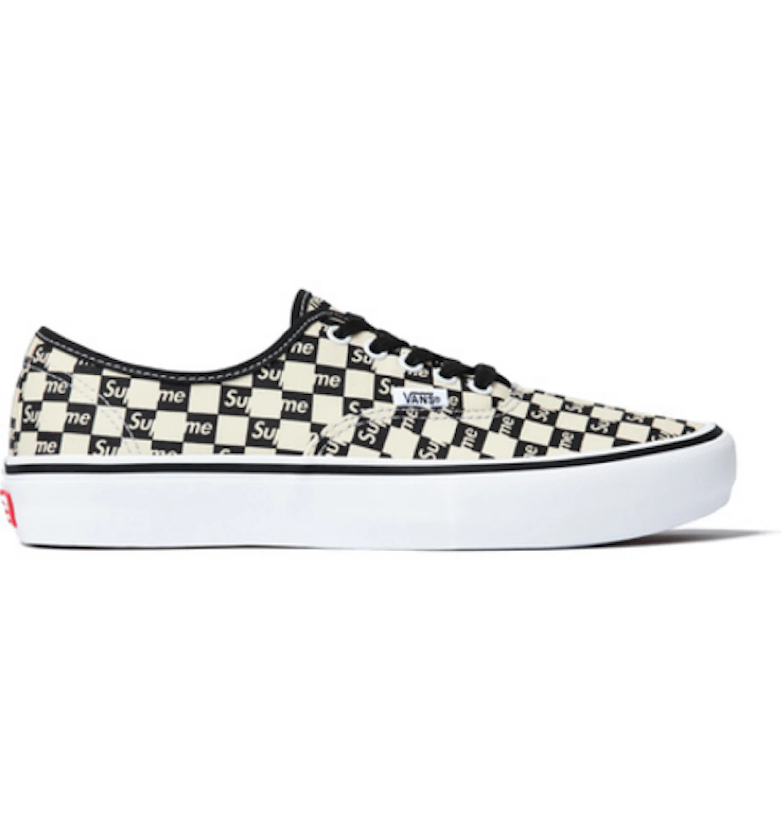 Black on black checkered vans sales