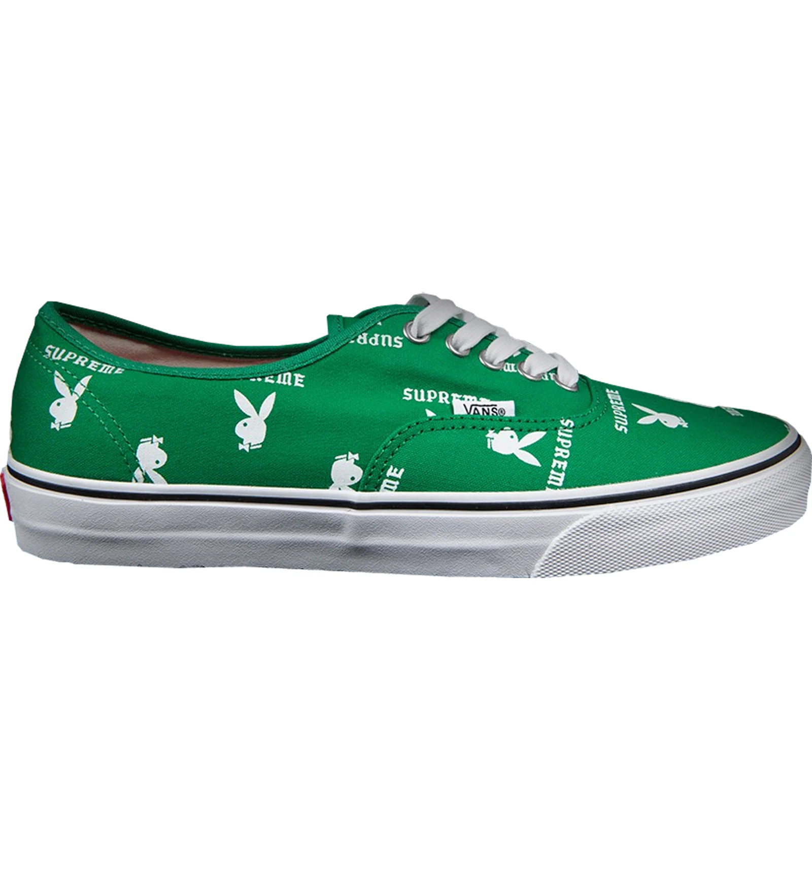Vans Authentic Supreme x Playboy Green Men s VN OQODD7N US