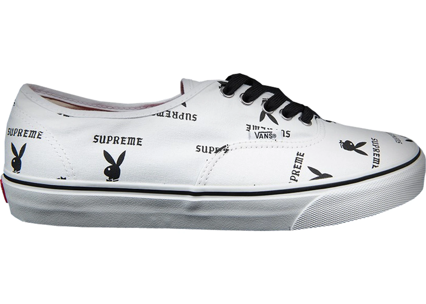 Zapatos vans top supreme blancos