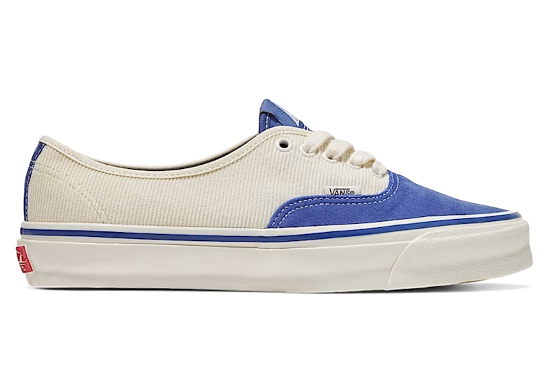 Pre-owned Vans Men's Authentic Thalia Surf Marshmallow Sneakers In Blue/marshmallow White